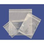 100 4" x 5.5" GRIPWELL® Grip Seal Bags | Reusable Clear Plastic Bags | Strong Resealable Zip Lock | Polythene Packaging for Food Storage Jewellery Medicine Herbs 10cm x 13.7cm