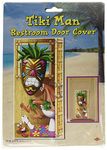 Beistle 57318 Tiki Man Restroom Door Cover, 30-Inch by 5-Feet