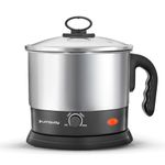 Longway Handy 600 W Multi Cooker Electric Kettle (1.5 L, Black & Silver)