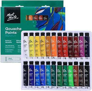 Mont Marte Gouache Paint 24-Pieces Set, 12 ml