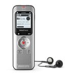 Philips Voice Tracer Audio Recorder DVT2050/00 Digital Notes Dual Microphone Rechargeable Battery 8GB Memory Colour Display