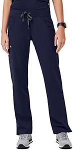 FIGS Women's KADE Petite Cargo Scrub Pants Navy Blue