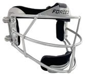 Force3 Pro Gear Softball Fielder Defender Mask (Adult, Silver)