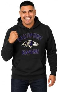 Baltimore Ravens Gameday Hoodie Pullover Sweatshirt - Black, XXX-Large