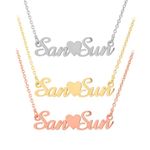 Artisans Crafted Roides Arts Custom Name Necklace For Unisex Adult Best Gift For Loved Oned And For Personal Use