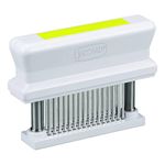 Jaccard 200348T, 48 Blade Durable Meat Tenderizer with Stainless Steel Razor Sharp Needle, Cooking Gadget for Tenderizing Chicken, Beef, Pork, Veal, BBQ, Yellow