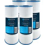 SpiroPure Replacement for Pleatco PA81 Unicel C-7483 Hayward C3030 C580E C3025 Filbur FC-1225 CX580XREPAK4 XLS-710 Hot Tub Spa Pool Filter Replacement Cartridge (Case of 4)