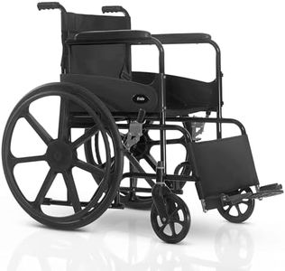 ARCATRON MOBILITY Reinventing Assisted Living By Frido | FSS101 Everyday Foldable Wheelchair-Made In India,Lifetime Spare Support-With Sturdy X-Frame Folding Mechanism,Steel Chassis & Rear Mag Wheels