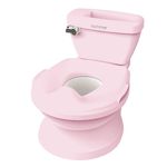 Summer by Ingenuity My Size Potty Pro in Pink, Infant Potty Training Toilet, Lifelike Flushing Sound, for Ages 18 Months, Up to 50 Pounds