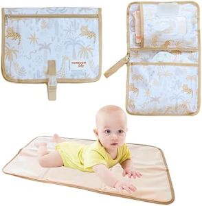 Cambiador bebe Portatil-Cambiador Bebé Impermeable-Bolsa de pañales con cambiador-Regalo para bebé recién nacido - Neceser Cambiador Porta Pañales de Viaje Plegable