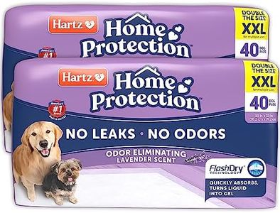 Home Protection Lavender Scented Odor Eliminating Gel Dog Pads, 30" x 30" XXL, 80 Count