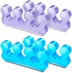 Molain Toe Separators Pedicure, Toe Separators Set Repeatable Washable Toenail Dividers,Toe Separators for Nail Polish Application (Style D)