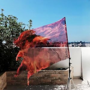 Couple Fire Flags for Paise and Worship Dance The Blessing Elevation Worship Feat Passion (B)