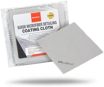 Maxshine Suede Microfiber Towel - Perfect Coating Cloth for Car Waxing, Polishing, and Detailing, Ultra-Soft & Lint-Free for a Smooth Finish