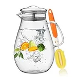 Hiware 64 Ounces Glass Pitcher with