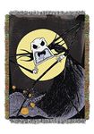 Disney Nightmare Before Christmas, Wicked Paint Woven Tapestry Throw Blanket, 48" x 60", Multi Color