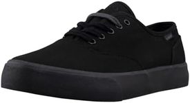 Lugz | Lear Classic Casual Sneakers for Men | Lace Up Mens Canvas Shoes | Everyday Men Footwear, Black, 13 M US