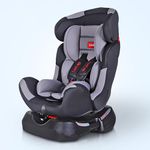 LuvLap Galaxy Convertible Car Seat for Baby & Kids New Born to 7 Years, Forward facing & rearward facing, 3 adjustable recline levels, European Safety Standard certified, Side impact guard, Dark Grey