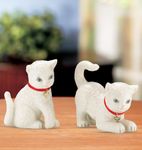 Ivory Cats 2piece Figurine Set by Lenox