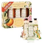 Panier des Sens - Gift Box for Women - Natural Hand Cream 3x30ml, Orange Blossom, Jasmine & Geranium - Gift for Her Made in France - Women's Gift Sets with 96% Natural Ingredients - Mini Hand Cream