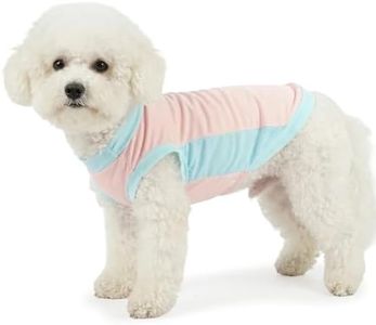 LelePet Dog Shirt for Small Dogs, Sun Protection Dog Cooling Vest, Breathable Lightweight Puppy T-Shirts Pet Outfit Quick Dry Pet Summer Clothes, Pink S