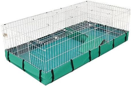 MidWest Homes for Pets Guinea Habitat Plus Guinea Pig Cage by MidWest w/ Top Panel, 47L x 24W x 14H Inches