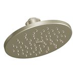 Moen S6360EPBN 8" Eco-Performance Single-Function Rainshower Showerhead with Immersion Technology at2.0 GPM Flow Rate, Brushed Nickel