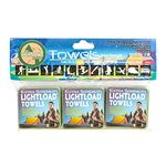 Lightload Towels X Strength Compressed for Easy Travel and Storage Fast Dry Superabsorbent Multiuse 3 Pack 30x60 15g