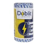 DOBLIT Poly Wire Electric Fencing Conductor Wire 6 Strand 9 Strand Multi-Colour Paddock Electric Fencing Cattle Sheep Horse Pets Crop Protection Pest Deterrent (Blue and White 6-Strand 250m)