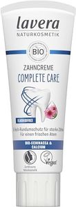 lavera Dentifricio Complete Care senza fluoro – Protezione 5 volte – Principi attivi vegetali biologici – Echinacea & calcio bio – Vegano – Cosmetici naturali – 75 ml