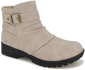 JBU by Jambu Women's Betsy Waterproof Ankle Boot, Taupe, 8 US