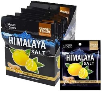 Big Foot Himalaya Salt Candy Ginger Lemon Candy Halal Sports Candy Throat Lozenges (12Packs)