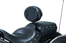 Kuryakyn 1628 Plug-N-Go Driver Backrest with Black Pad