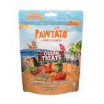 Pawtato Vegan Dog Chews Ocean Treats. Natural rawhide alternative vegan dog treats. Low fat, plant based, hypoallergenic, sweet potato, grain-free chews, Medium 140g