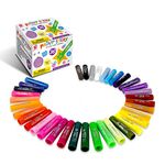 TBC The Best Crafts Tempera Paint, 36 Assorted Colors Paint Sticks Set, Washable，Non- Toxic, Art Supplies For Kids School