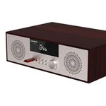 LONPOO Stereo System for Home with CD Player，40W Home Stereo System CD Player with Speakers Bluetooth, USB Playback, FM Radio, Aux-Input，Earphone Port (816-GOLD) (816-GOLD)