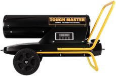 TOUGH MASTER Industrial Diesel Heater Kerosene Space Heater 30KW 105000 Btu/H 300m² Heating Area 720 m3/h Air Flow 38L Fuel Tank Ipx4 Waterproof Diesel Heater for Garage Workshop Farm 1 Year Warranty