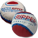 WaterRipper & SkipBiscuit (2 Pack) - Water Skipping Ball | Best Skip Balls for Swimming Pool - Patented Safer, Water Absorbing, Low-Profile Water Bouncing Ball That Skips Like a Rock but Doesn’t Hurt!