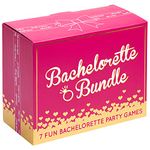 Bachelorette Bundle - 7 Fun Bachelorette Party Games (Bubbly Pong, Quiz The Groom, Bach Charades, I Have Never, Who Knows The Bride Best?, What Am I? and Truth or Dare)