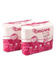 Origami So Soft 3 Ply Toilet Paper/Toilet Roll/Tissue Roll - 10 x 9.8 cm - 160 Pulls Per Roll - 6 in 1 - Pack of 2-12 Rolls, 1920 Pulls