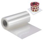 Cake Collars, 10cmx10m - Clear Cake Sheets, Acetate Cake Strips, Acetate Roll for Cake Chocolate Mousse, Cake Decorating