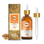 Crysalis Pumpkin Seed (Cucurbita) Oil |100% Pure & Natural Undiluted Essential Oil Organic Standard| Boost Hair Care For Eyelashes, Eyebrows & Hair. |Aromatherapy Oil| 100Ml With Dropper