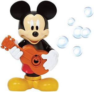 Little Kids Mickey Mouse Action Bubble Blower Machine, Bubble Toy, Bubble Maker, Bubble Blower Machine, Kids, Children's Parties, Unisex, Multi, 4 x 7 x 8.9 Inches, Battery Operated, Ages 3+