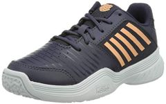 K-Swiss Court Express Omni Tennis Shoe, Graystone Peach Nectar White, 12.5 UK Child