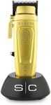 Stylecraft Saber II Professional Full Metal Body High-Torque Digital Brushless Motor Cordless Hair Clipper (Gold)