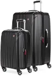 SwissGear 7585 Hardside Expandable Luggage with Spinner Wheels, Black, 2-Piece Set (19/27)