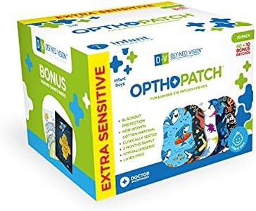 Infants Extra Sensitive Adhesive Eye Patch Boys 70 Pack Series II