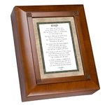 Cottage Garden Dad Woodgrain Rememberance Keepsake Box