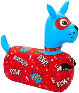 WADDLE Hip Hopper Inflatable Hopping Animal Bouncer Dog, Ages 2 and Up, Supports Up to 85 Pounds