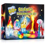 UNGLINGA 60+ Science Experiments Kits for Kids, Boys Girls Toys Gifts Science Lab STEM Activities Educational Project with Chemistry Set, Erupting Volcano, Magic Colour